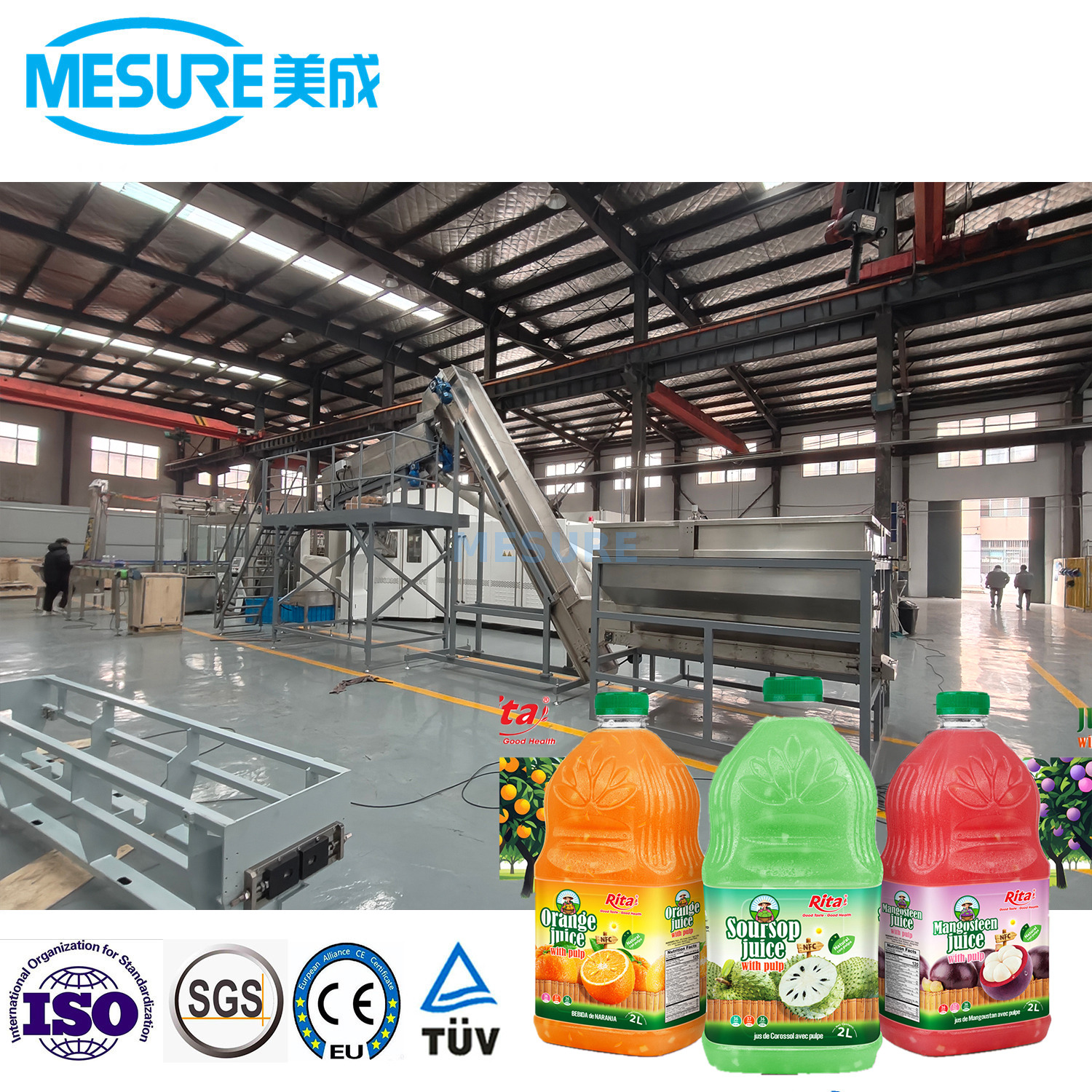 热填充宠物瓶线：炸果汁的吹式填充限制式结合机|定制18000BPH高输出