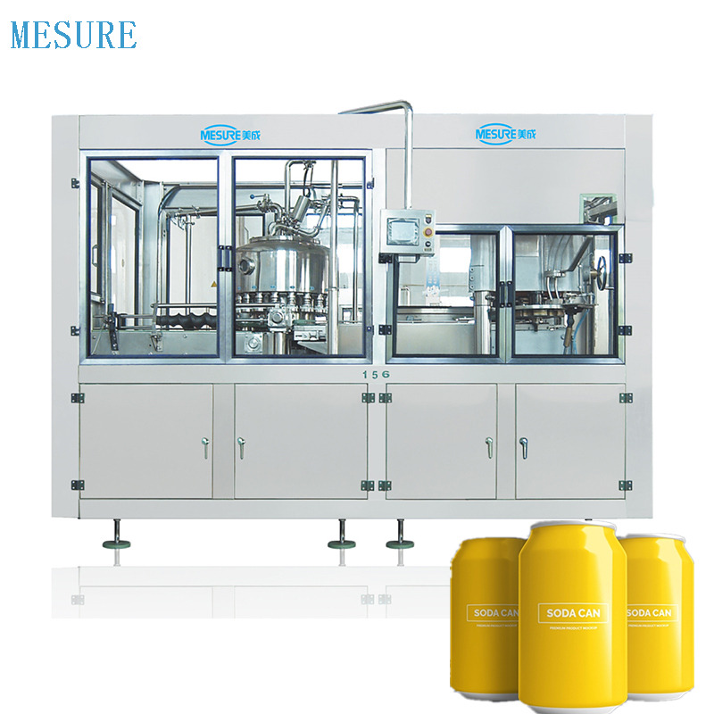 小型企业的紧凑型碳酸化罐填充线可调节设置