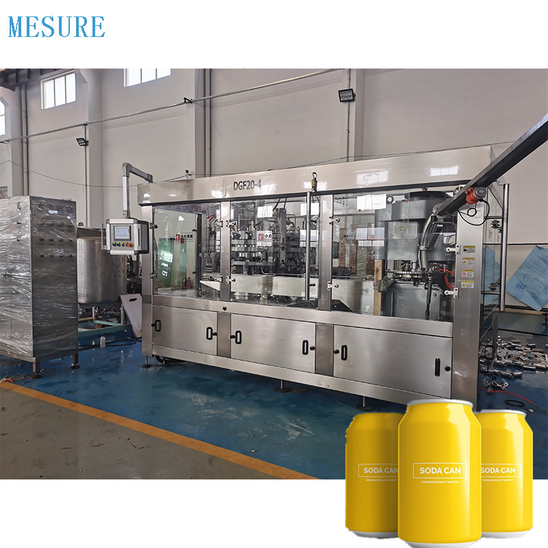 小型企业的紧凑型碳酸化罐填充线可调节设置